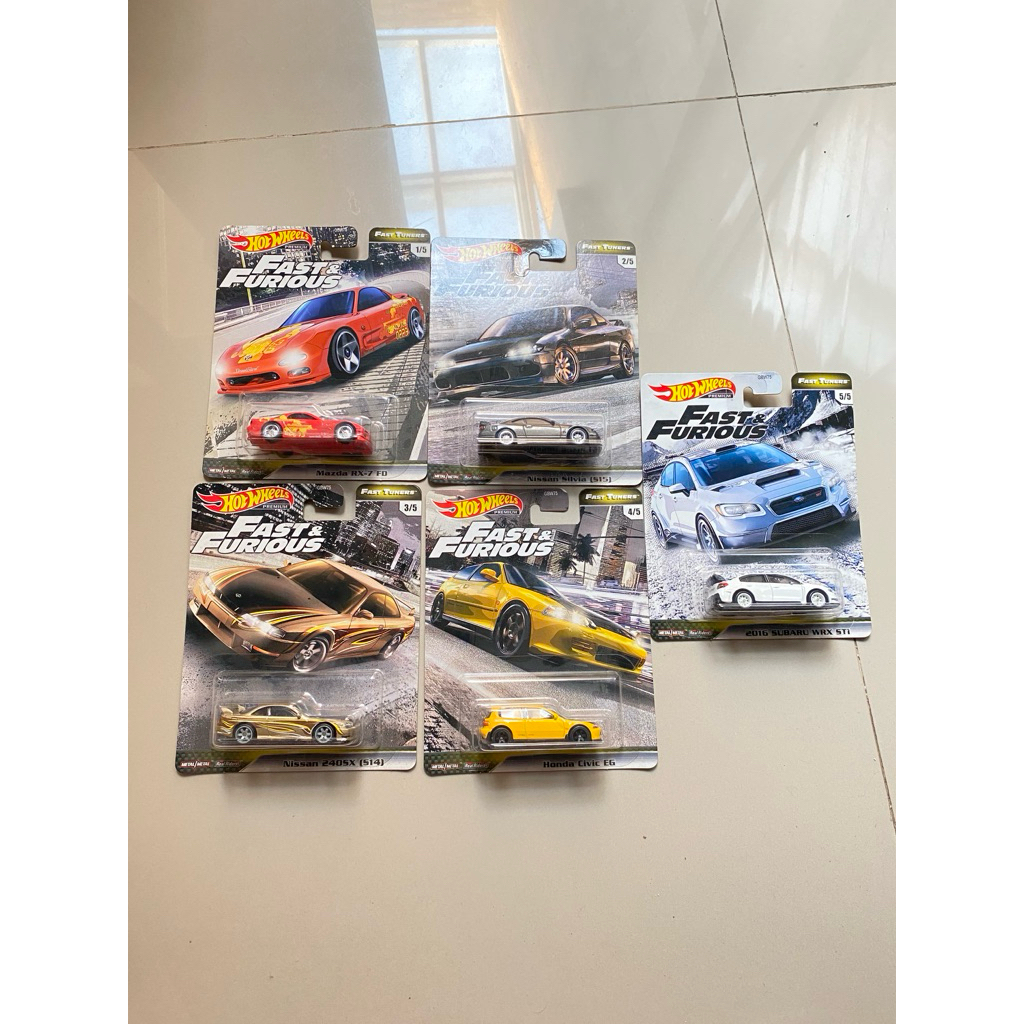 HOTWHEELS FAST FURIOUS FAST TUNNER SET