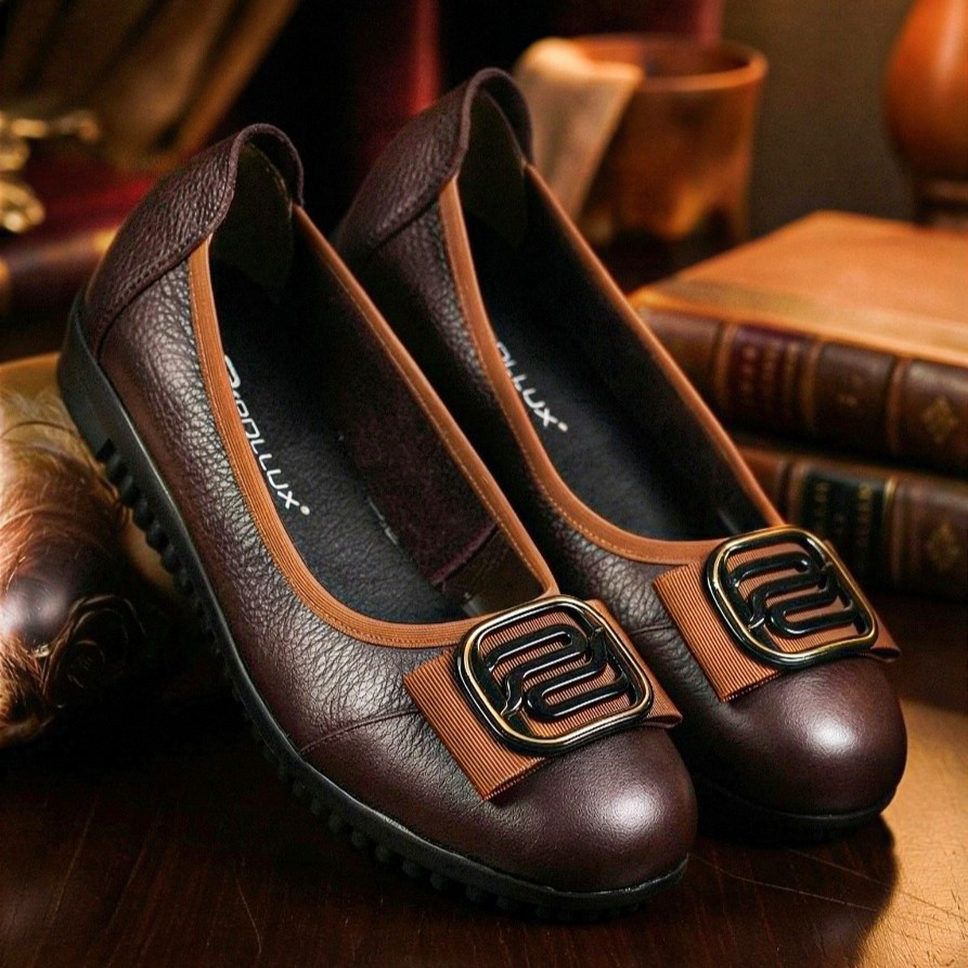 Pollux Monday WPOMT 04 - Flat Shoes Pantofel Wanita | Sepatu Kerja Wanita | Sepatu Kantor