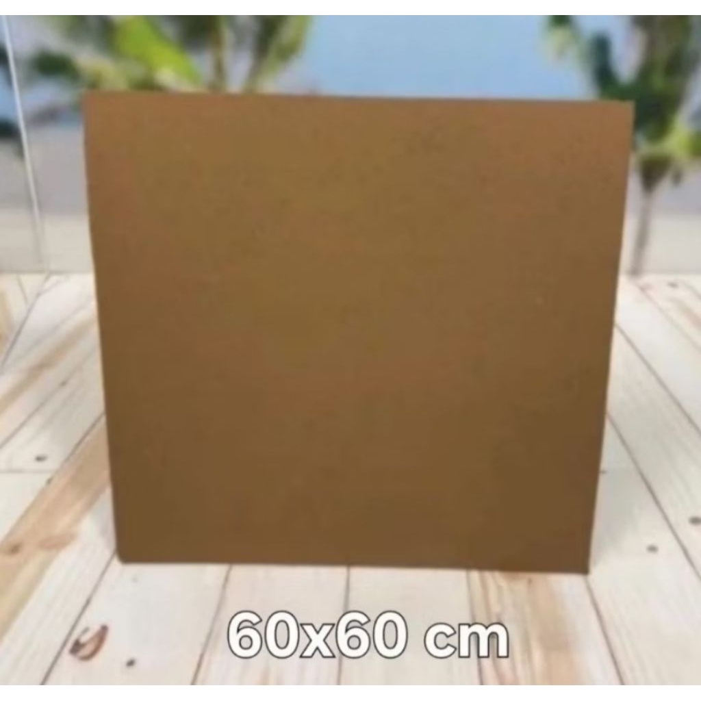 KARDUS LEMBARAN SINGEL WALL 60 X 60 CM