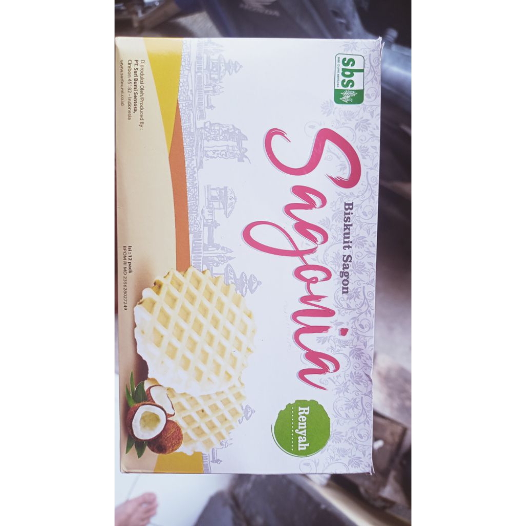 Biskuit Sagonia isi 12 piecs
