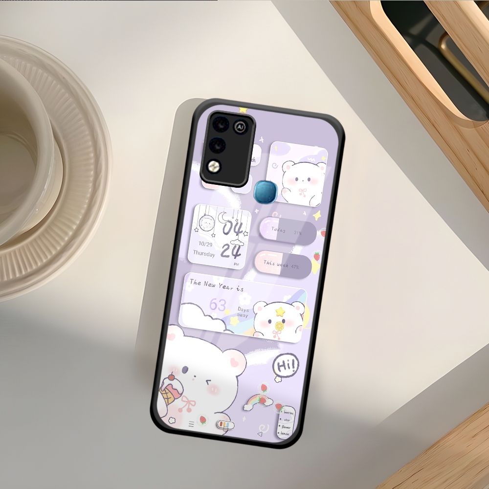 Softcase Kaca Kilau Infinix Hot 10 Play Hot 11 Play Case handphone bahan Softcase glosy premium berm