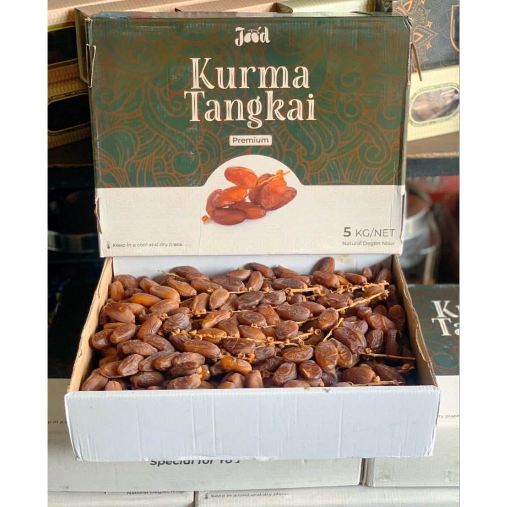 Grosir Kurma Tunisia Tangkai Panen Baru 5kg