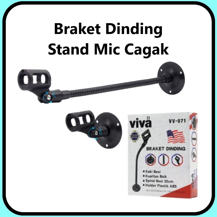 S-NET Braket Dinding Stand Mic Cagak Microphone Dinding VV - SMU