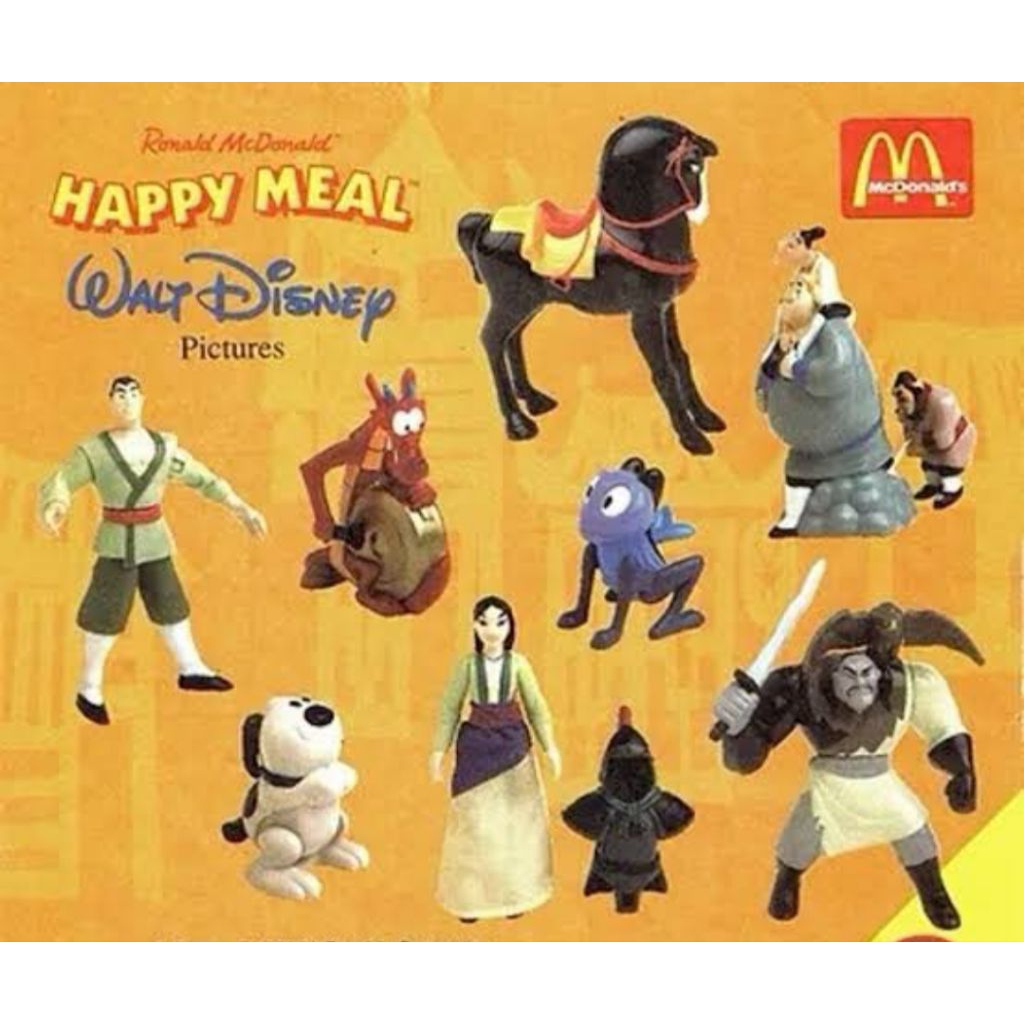 MAINAN HAPPY MEAL WALT DISNEY MULAN