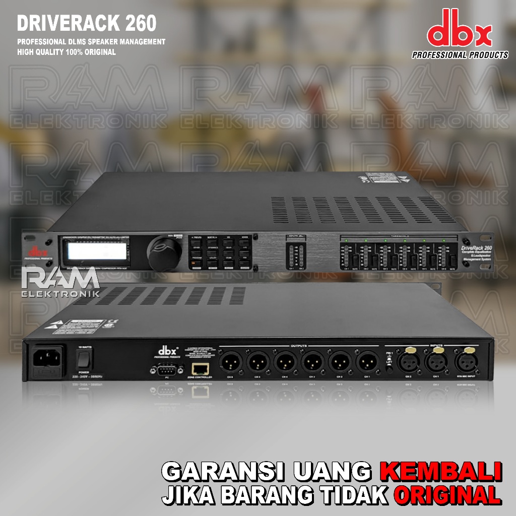 DLMS Speaker Management DBX DRIVERACK | DRIVER RACK 260 Original