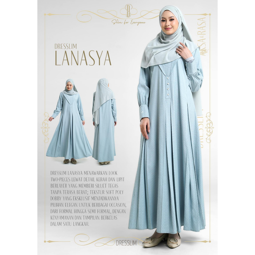 Dresslim Lanasya | Dresslim Rabbani | Dress Rabbani | Gamis | Gamis Premium | Gamis Rabbani [Ori Rab