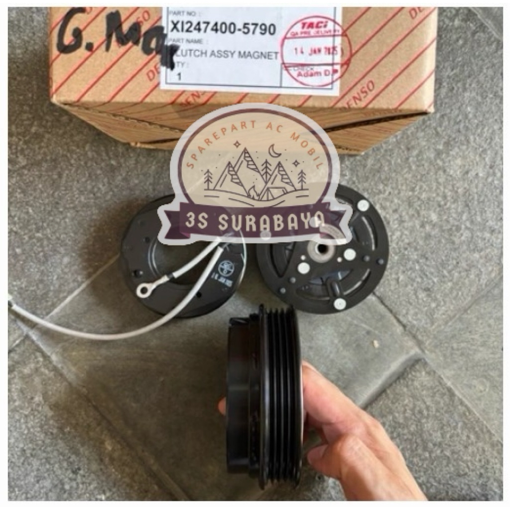 Magnet klat Granmax Denso Asli Magnetic Clutch Daihatsu Ac mobil bearing nachi kompresor model kupin