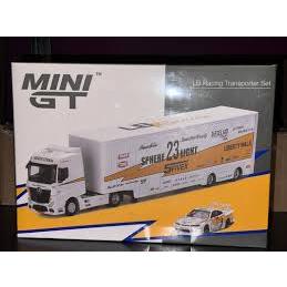 Mini GT Transporter Mercedes-Benz Actros & LB-Super Silhouette Nissan S15 SILVIA Presentation