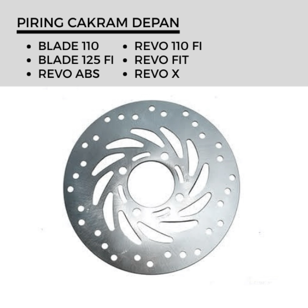 PIRING CAKRAM DEPAN BLADE 110,BLADE 125 FI,REVO ABS,REVO 110 FI,REVO FIT
