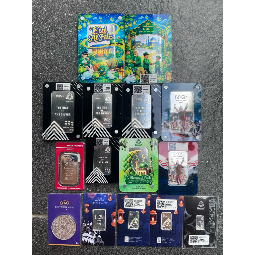 [BACA CAPTION] SOUVENIR EMAS MURNI / MINIGOLD / SILVERIUM / ANTAM