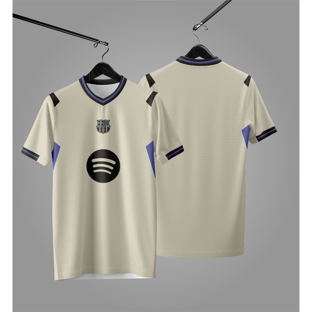 JERSEY FANTASY BARCELONA FC RETRO BERKUALITAS