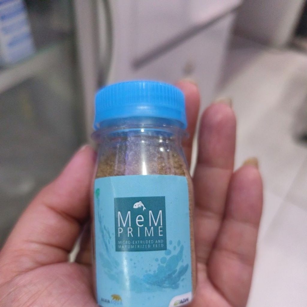Mem Prime pelet ikan cupang guppy burayak 200-300 micron