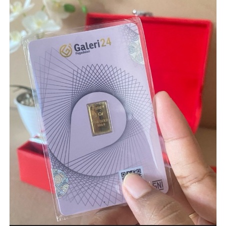 Emas batangan 1 gram galeri 24