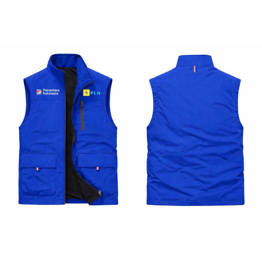 Rompi PLN Danantara | Rompi Outdoor PLN | Rompi Safety PLN