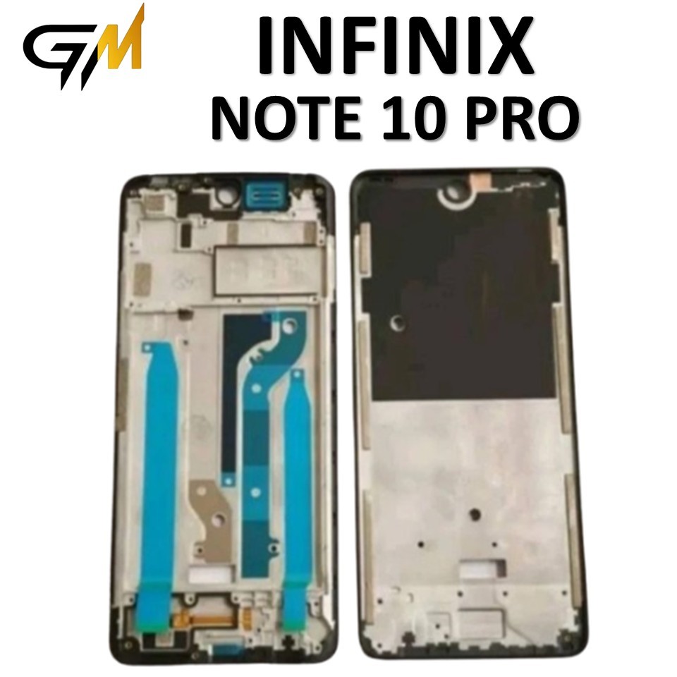 FRAME LCD INFINIX NOTE 10 PRO FRAME BEZZEL TULANG TENGAH ORIGINAL ORI 100%
