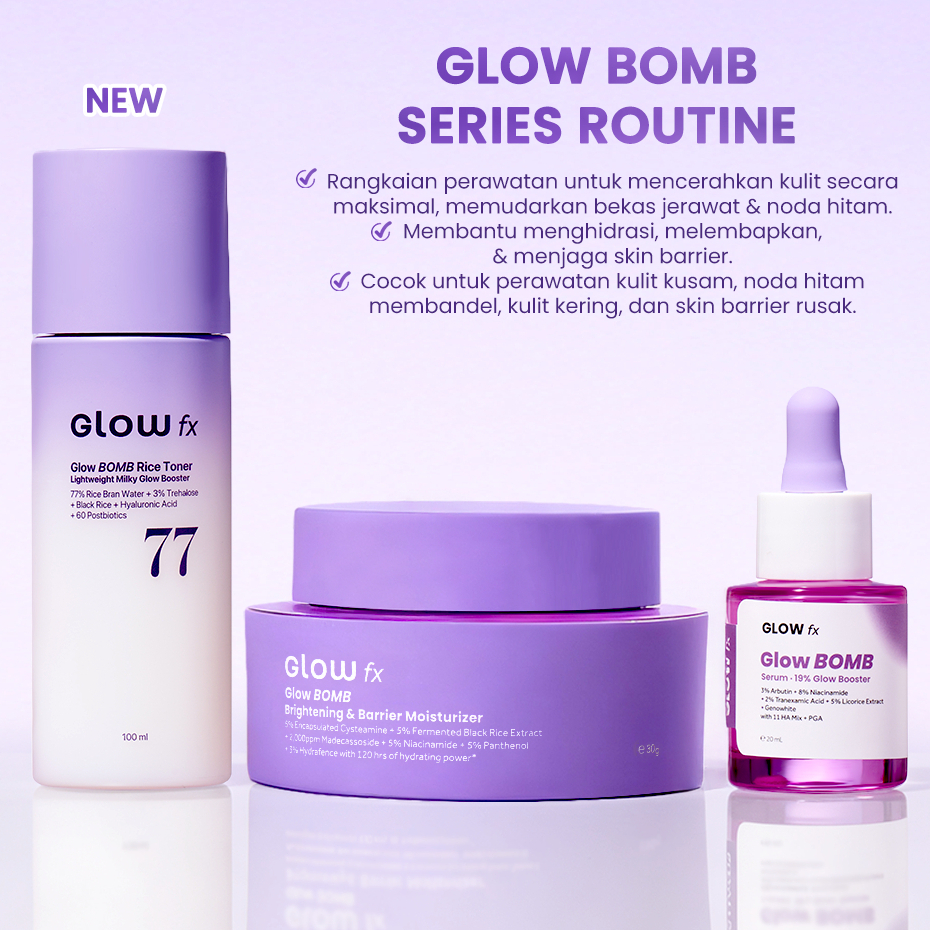 Glow Fx Skincare Series | Serum | Moisturizer | Toner