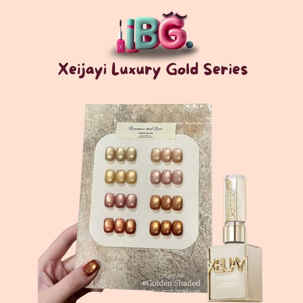 Xeijayi Cat Eye Luxury Golden Shaded | Xeijayi Cat Eye Luxury Nuansa Emas | Kutek Cat Eye Xeijayi Luxury Gold