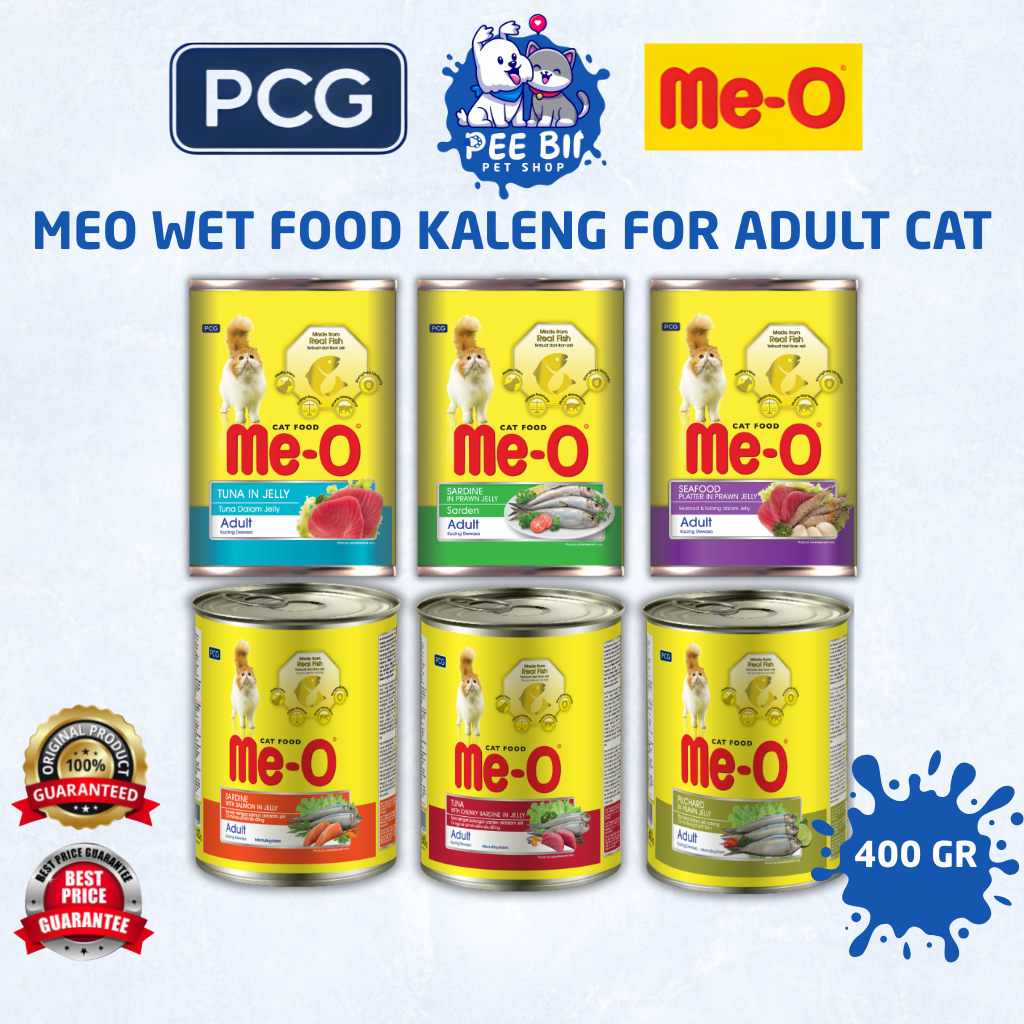 MEO KALENG ADULT  400 GR / MAKANAN BASAH KUCING DEWASA