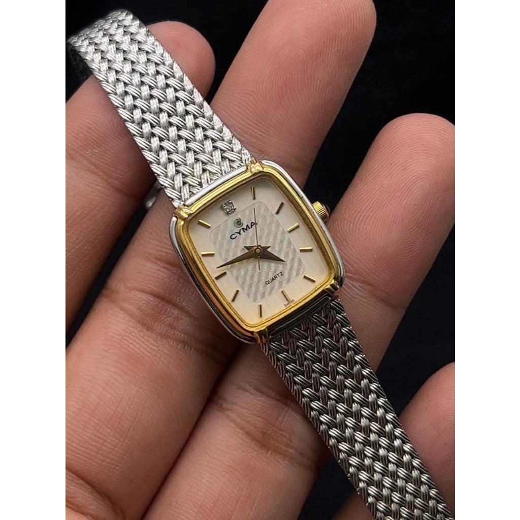 Jam Tangan Vintage Cyma Swiss Made 90s