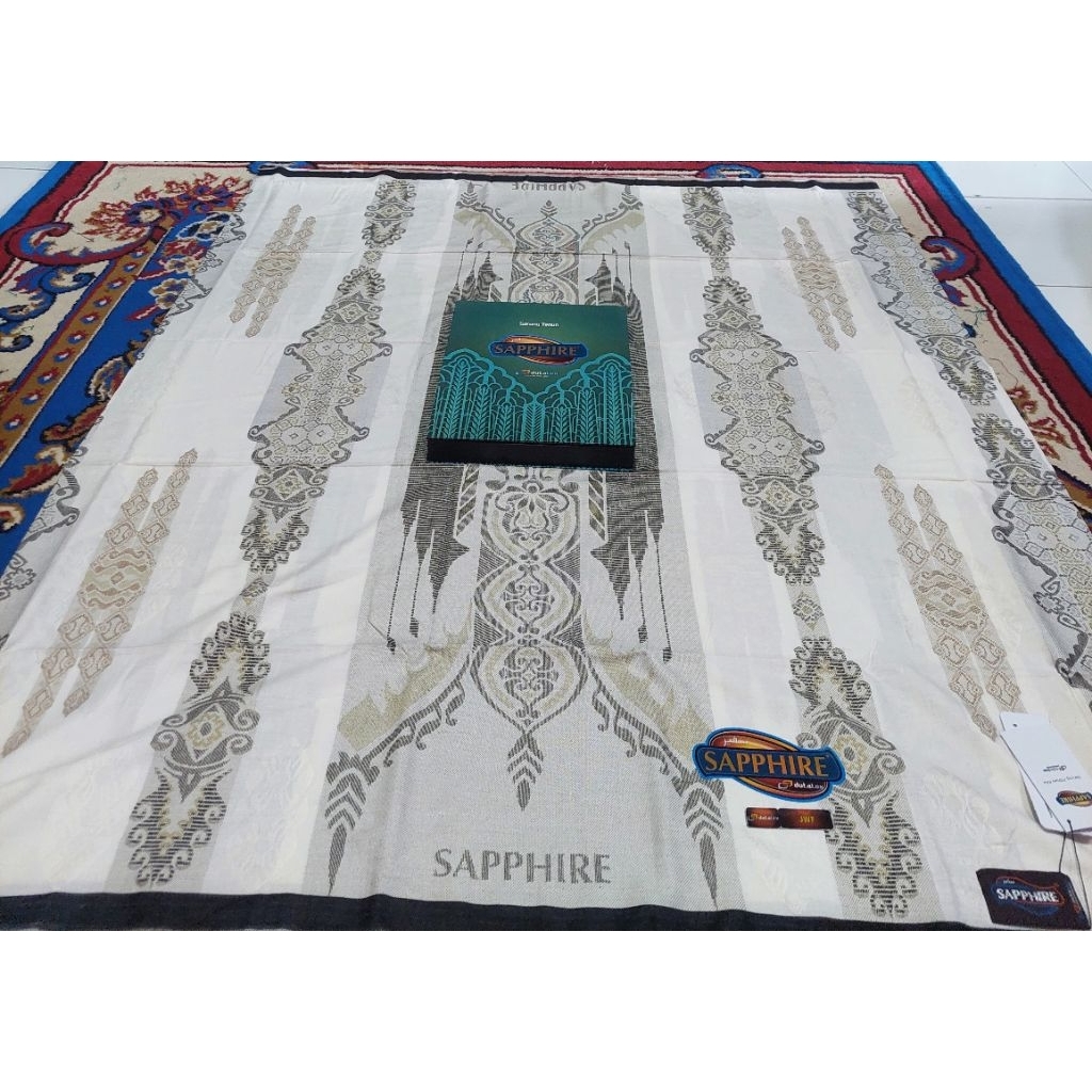 SARUNG SAPPHIRE PREMIUM JAGUARD  SONGKET SGF,SSJ,SJE,JWF,ORIGINAL MOTIFBARU