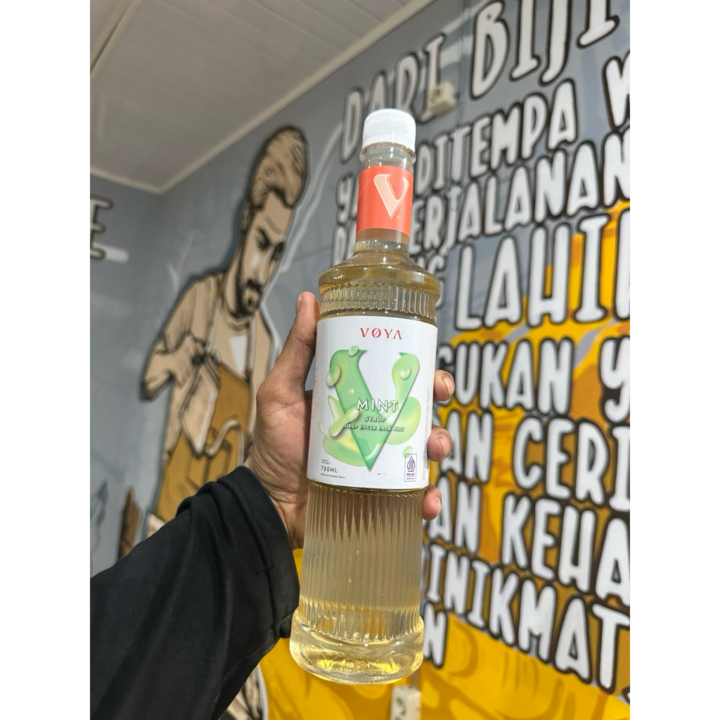 Voya Mint Syrup 750ml (Sirup Mint)
