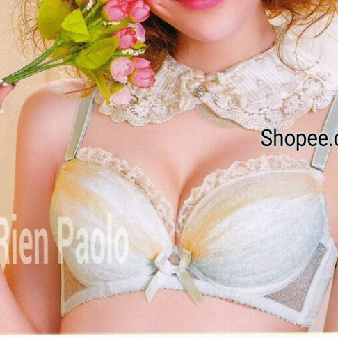 Bra Wanita BH Kawat Motif Bunga Lucu Premium Rien Paolo 7011tgc