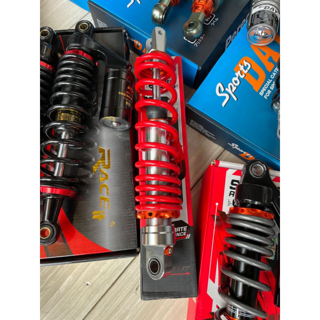 SHOCKBREAKER BELAKANG RIDE IT VARIO UKURAN 33 TITAN RED