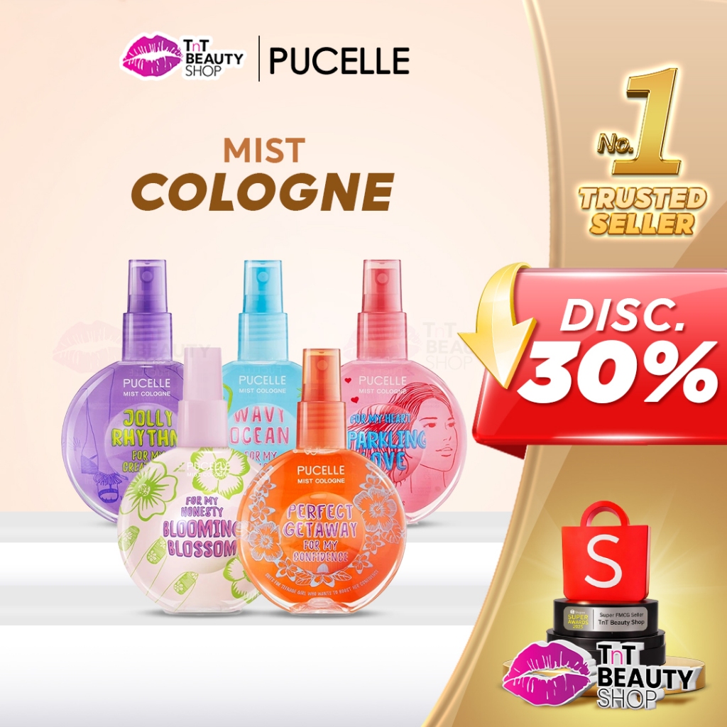 Pucelle Mist Cologne 150mL | Body Mist | Minyak Wangi | Cologne | TnT Beauty Shop