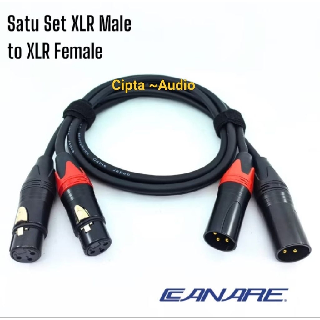 1pcs Kabel Audio mixser Canon XLR 1 meter