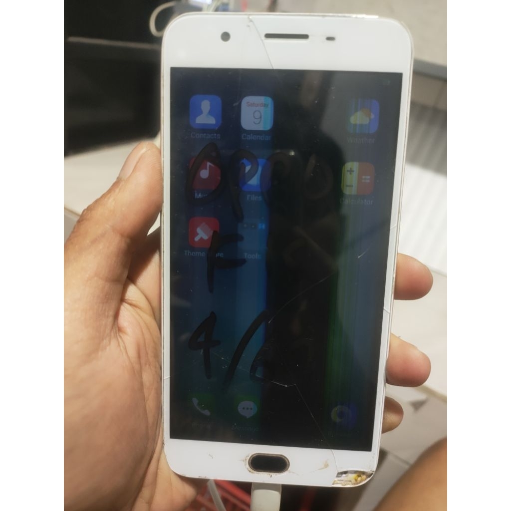 mesin Oppo f1s normal hidup garansi tes ted 4/64 no pola