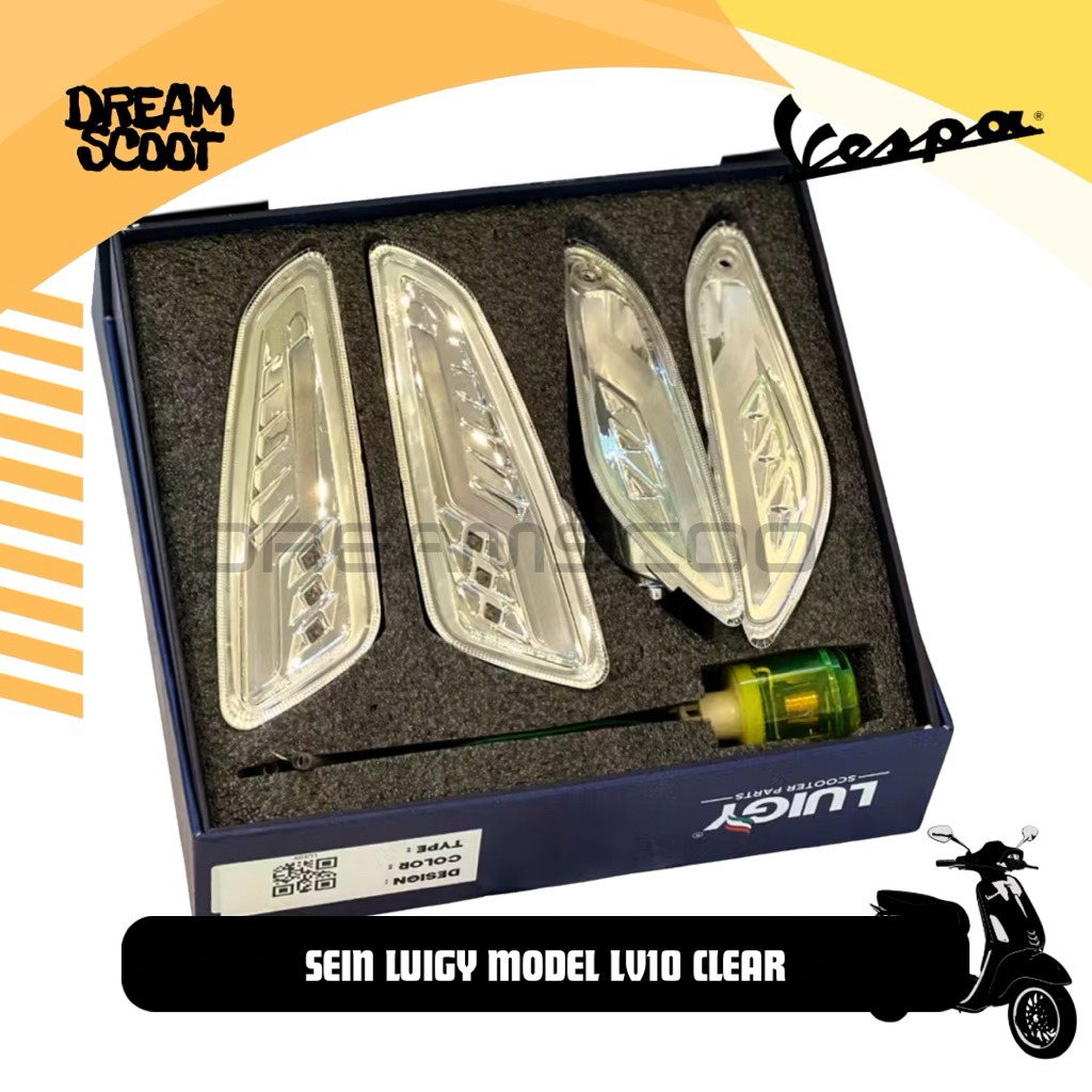 Sein LUIGY Running Clear Vespa Sprint Vespa Primavera Vespa matic Sein running Vespa Sein Luigy vesp