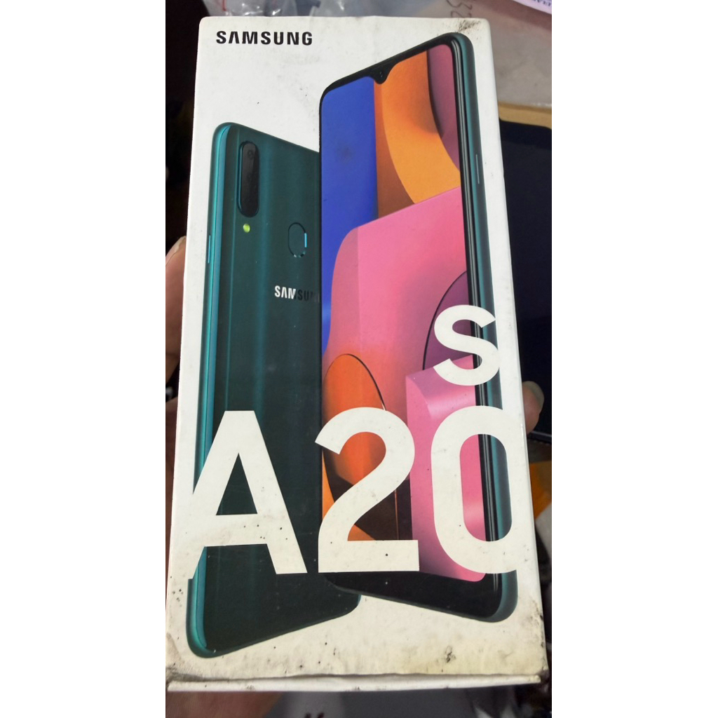 dus box/kotak samsung A20S original copotan