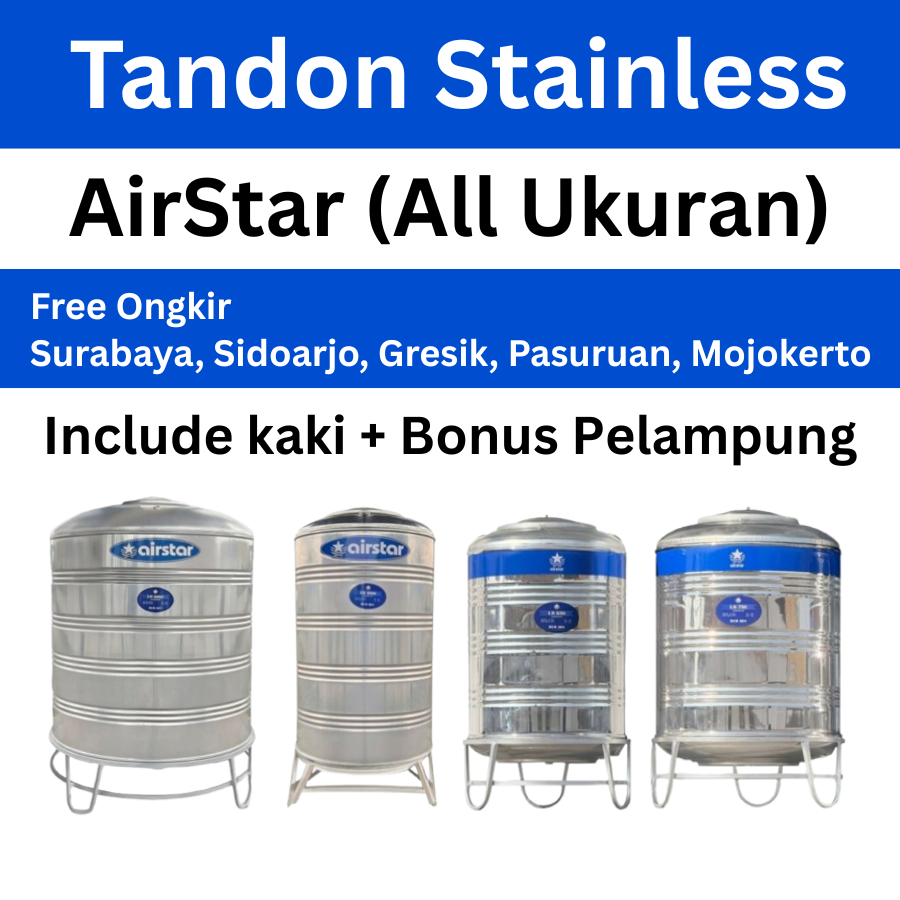 FREE ONGKIR Surabaya, Sidoarjo, Gresik, Malang, Pasuruan, Mojokerto, Blitar, Semarang Tandon Tangki 