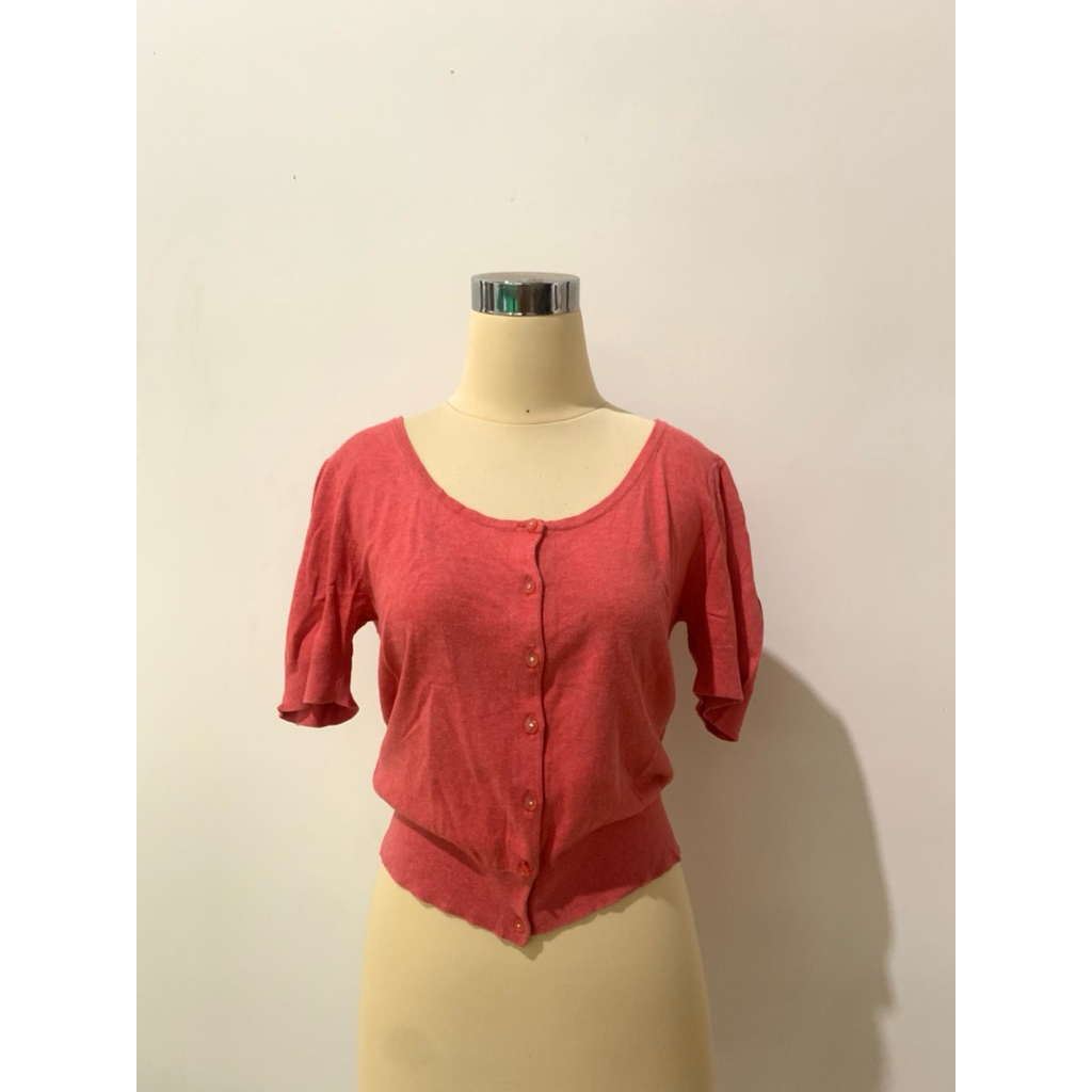 lest rose crop lengan pendek