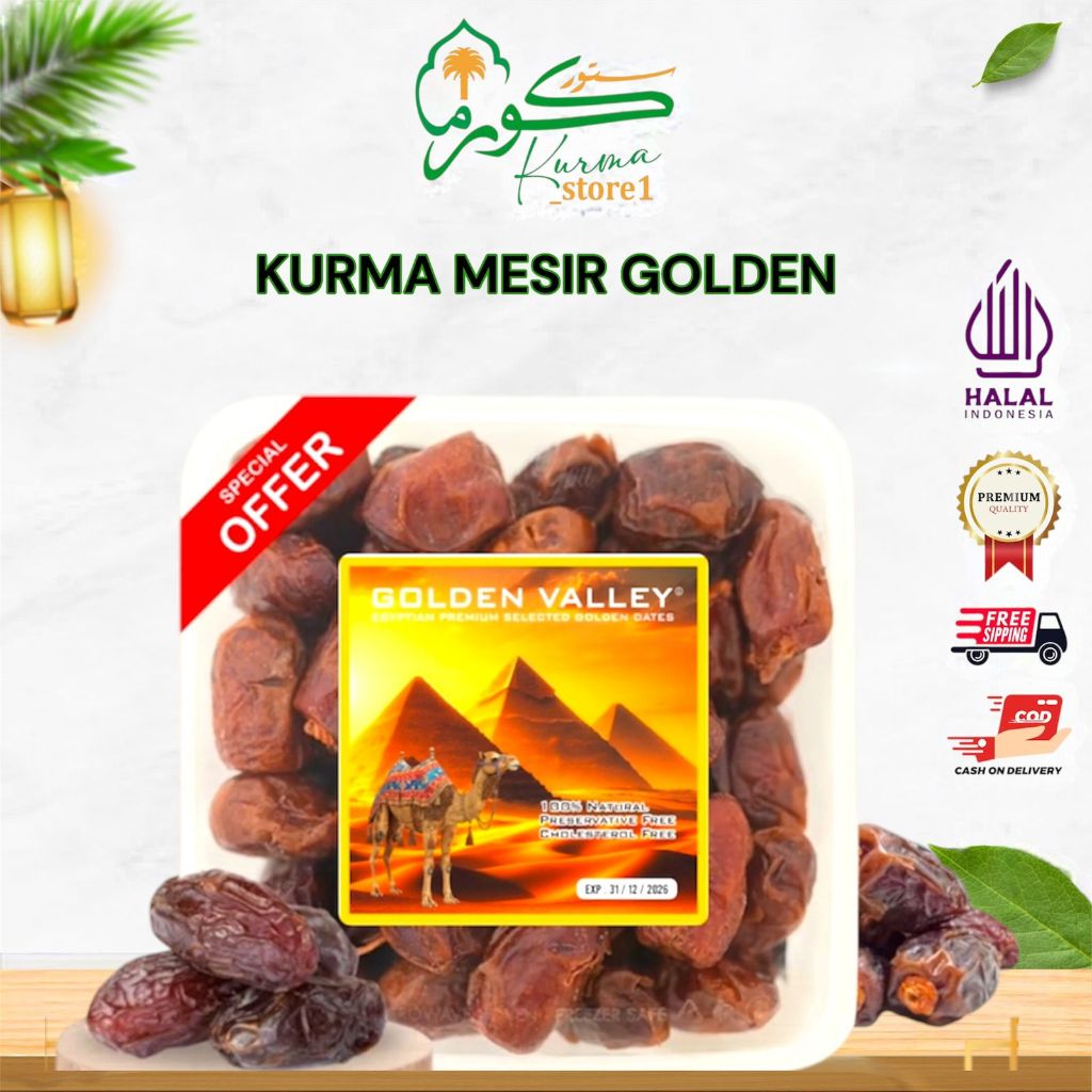 Kurma Mesir Golden Valley Original / Kurma Golden Valley 1 kg