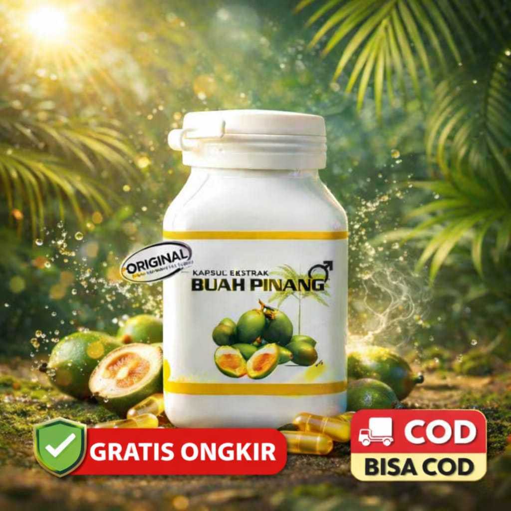 Ekstrak Buah Pinang Muda Isi 50 Kapsul