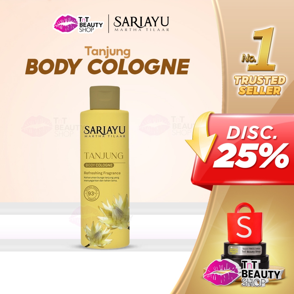 Sariayu Tanjung Body Cologne - Body Splash Cologne Eksotik Tanjung 150ml - Sari Ayu | TnT Beauty Sho