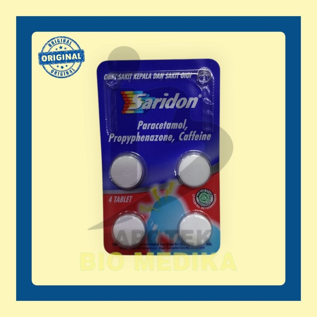 SARIDON TABLET OBAT WARUNG ECER MURAH