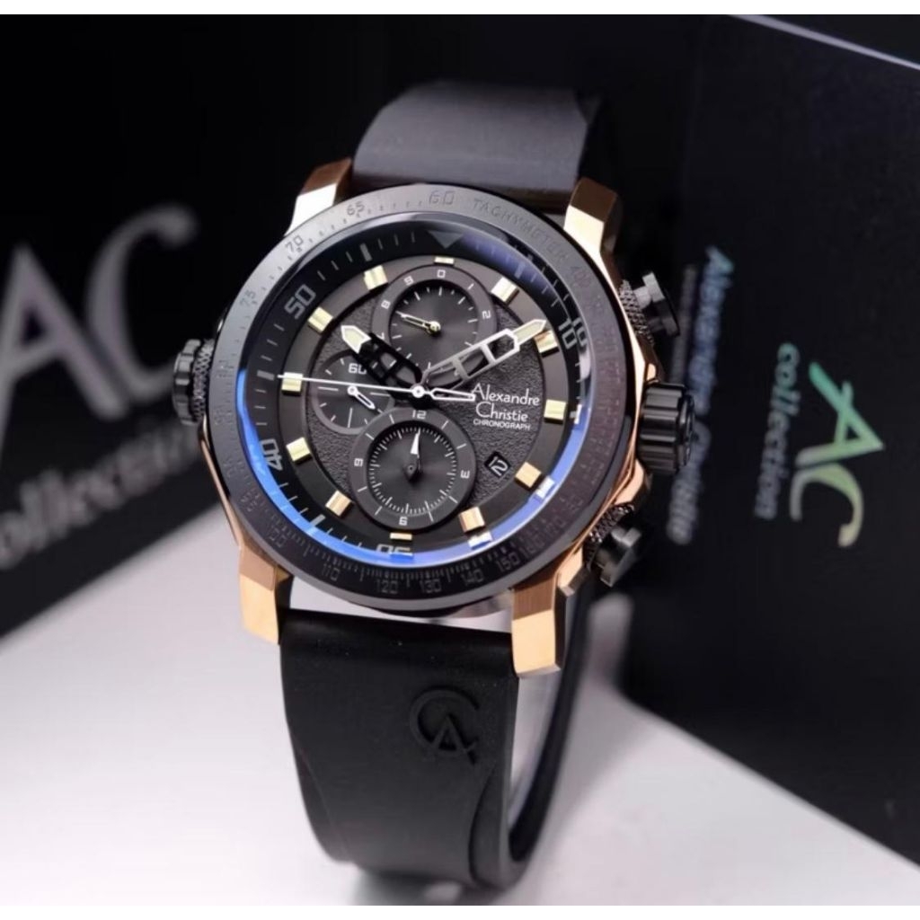JAM TANGAN PRIA ALEXANDRE CHRISTIE 6565/ AC 6565 MC/ AC 6565 ORIGINAL
