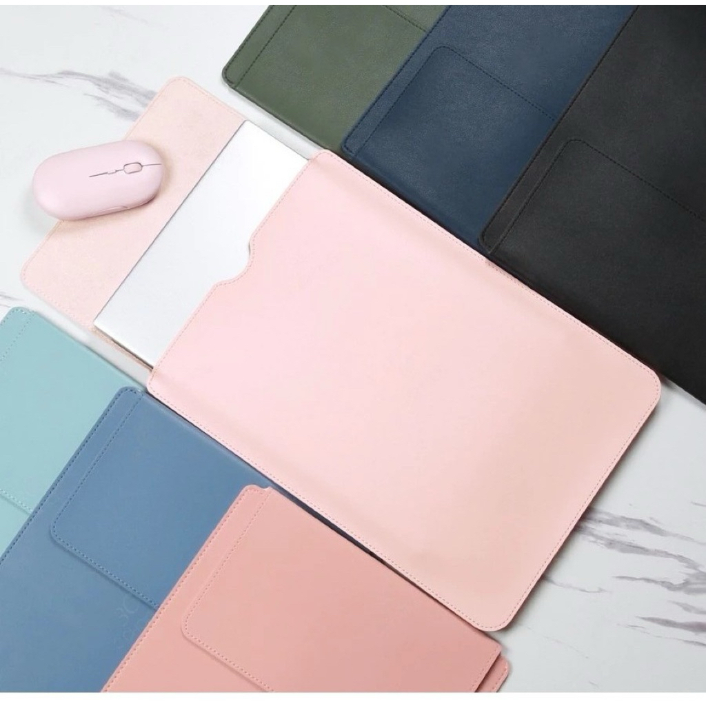 PREMIUM leather laptop sleeve Sarung Laptop Kulit 14 / 13inch 11 inch 12 inch Leather Laptop case / 