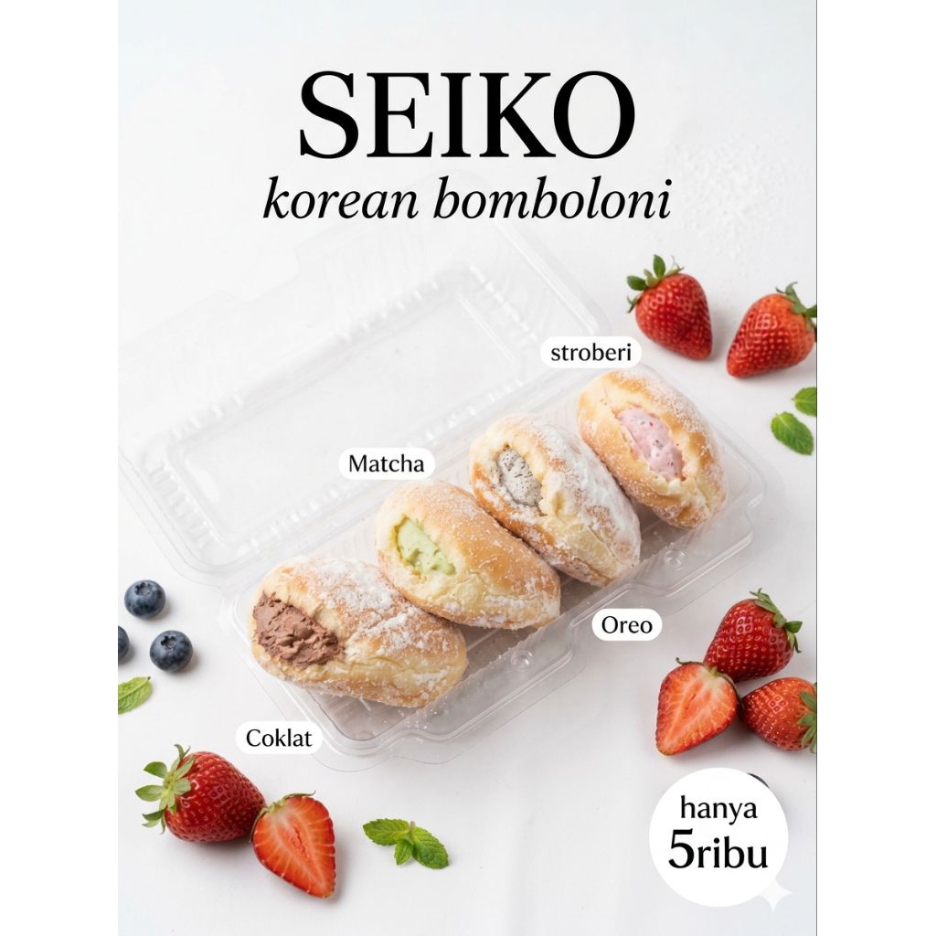 Korean Bomboloni, Bomboloni, Donat