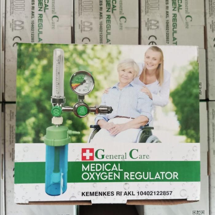 Regulator Oksigen General Care / Regulator Oksigen GENERAL CARE Regulator Medis Tabung Oksigen Flowm