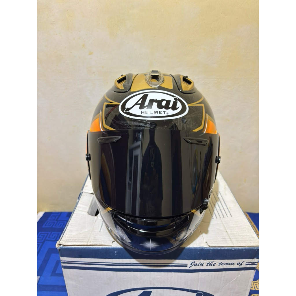 Arai RX7X Pedrosa Gold