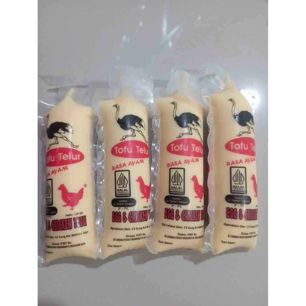 KONGKEE Tofu Telur Ayam 130Gr Tahu Jepang