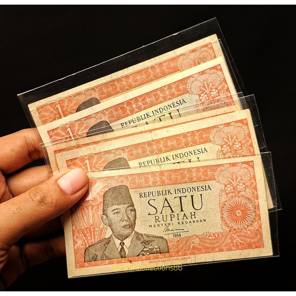 koleksi 1 rupiah seri sukarno tahun 1964