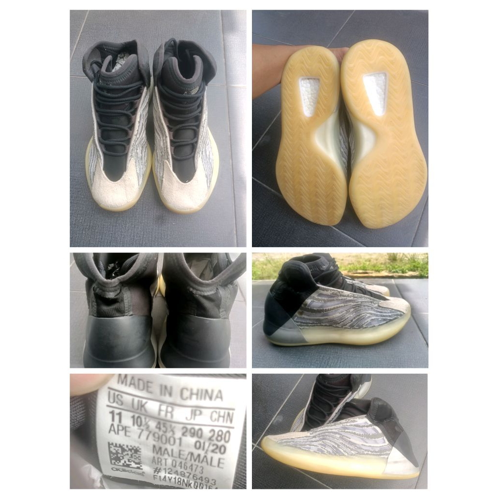 Sepatu Basket Second Adidas Quantum Size 45 Insole 29cm Original - Sepatu Olahraga Pria Kondisi Terb