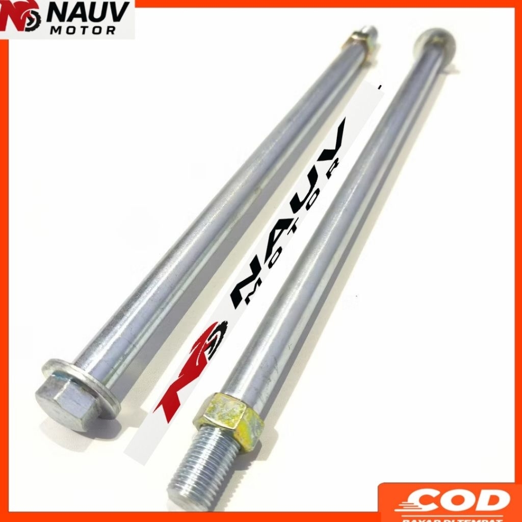 AS RODA DIAMETER 12MM DAN 15MM PANJANG 30CM