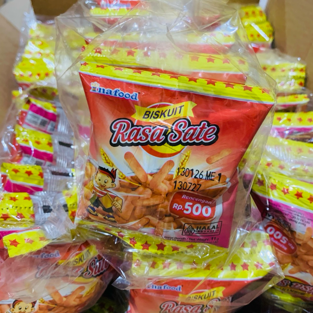 Biskuit Rasa Sate Renceng Inafood