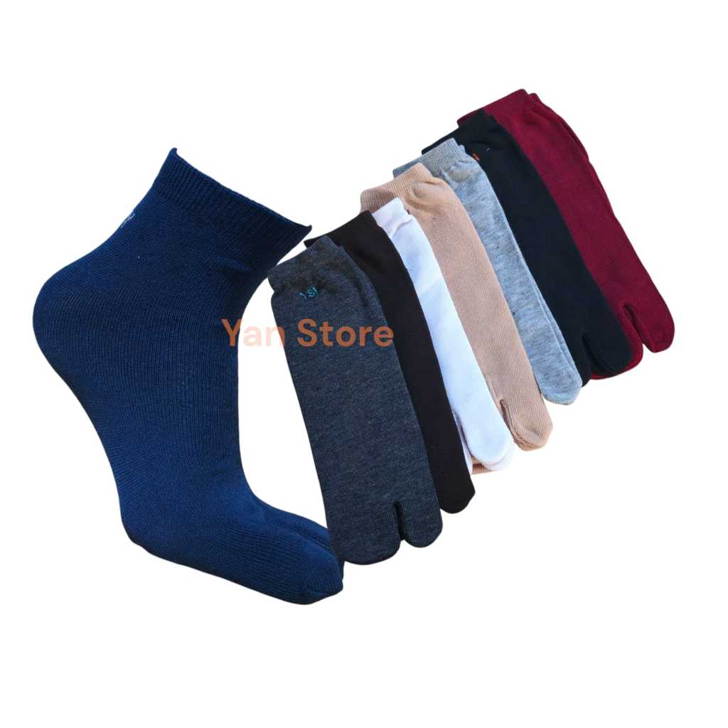 Kaos Kaki Pendek Jempol Pria Bahan Katun Spandeks