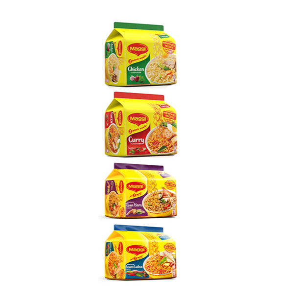 Maggi Mie Instant Rasa Ayam / Tomyam / Kari / Asam Laksa Mie Instant Malaysia Maggi